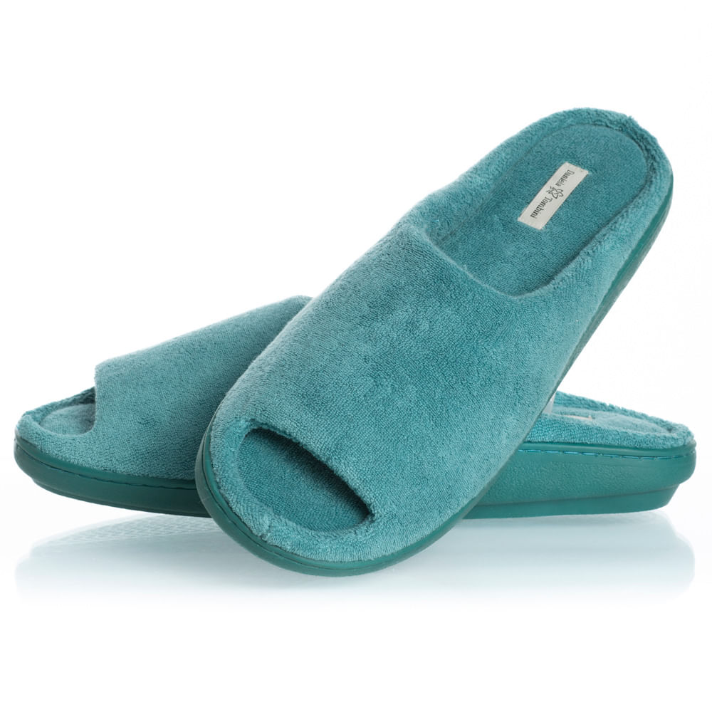 Chinelo Aberto Em Atoalhado Rid Colors Azul-2 - Imagem 1