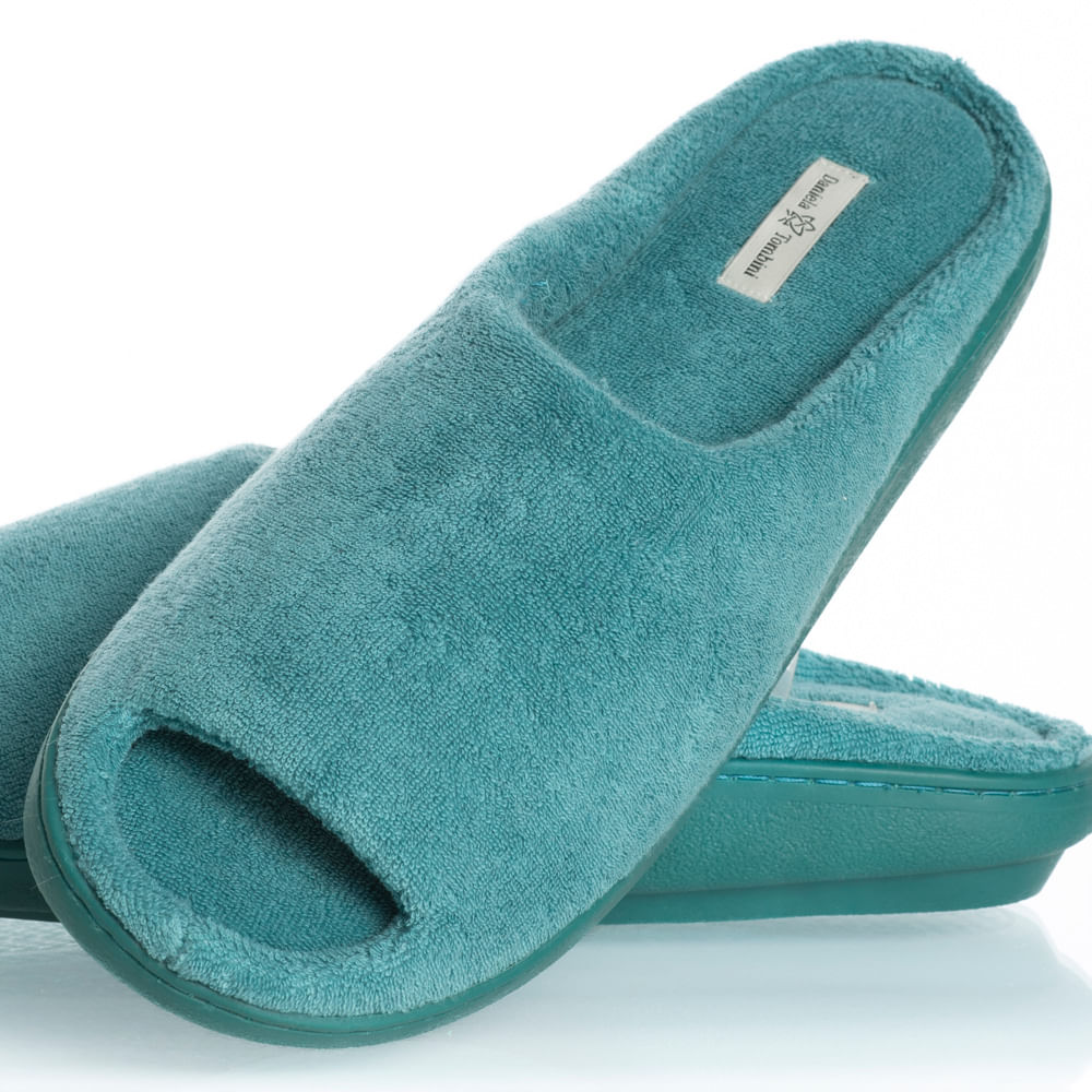 Chinelo Aberto Em Atoalhado Rid Colors Azul-2 - Imagem 2