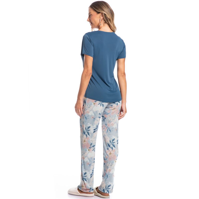 Pijama-Feminino-Longo-Manga-Curta-Olga