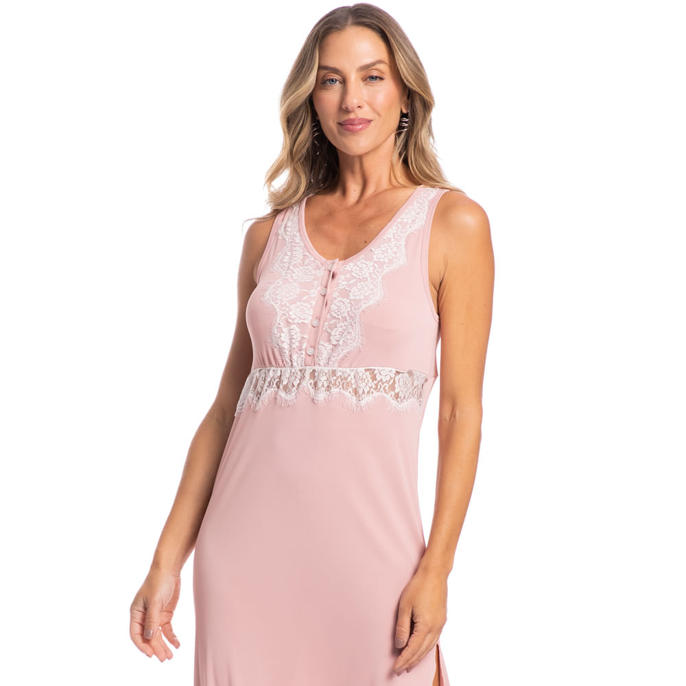 Camisola Midi Com Abertura Lúcia Rosa - Imagem 1