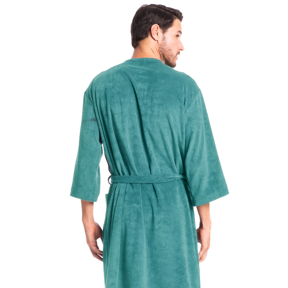 Robe Masculino Curto Adriano Colors Azul-2 - Imagem 2