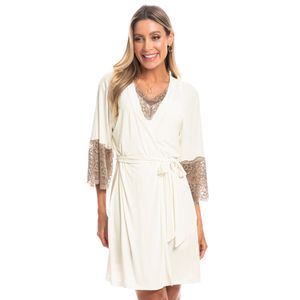 Robe Feminino Curto Com Renda Érica