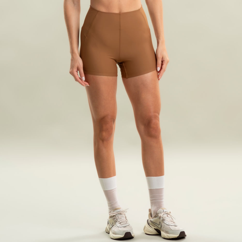 Shorts Curto Invisible Slim Shape Jockey Vivame Bege - Imagem 1