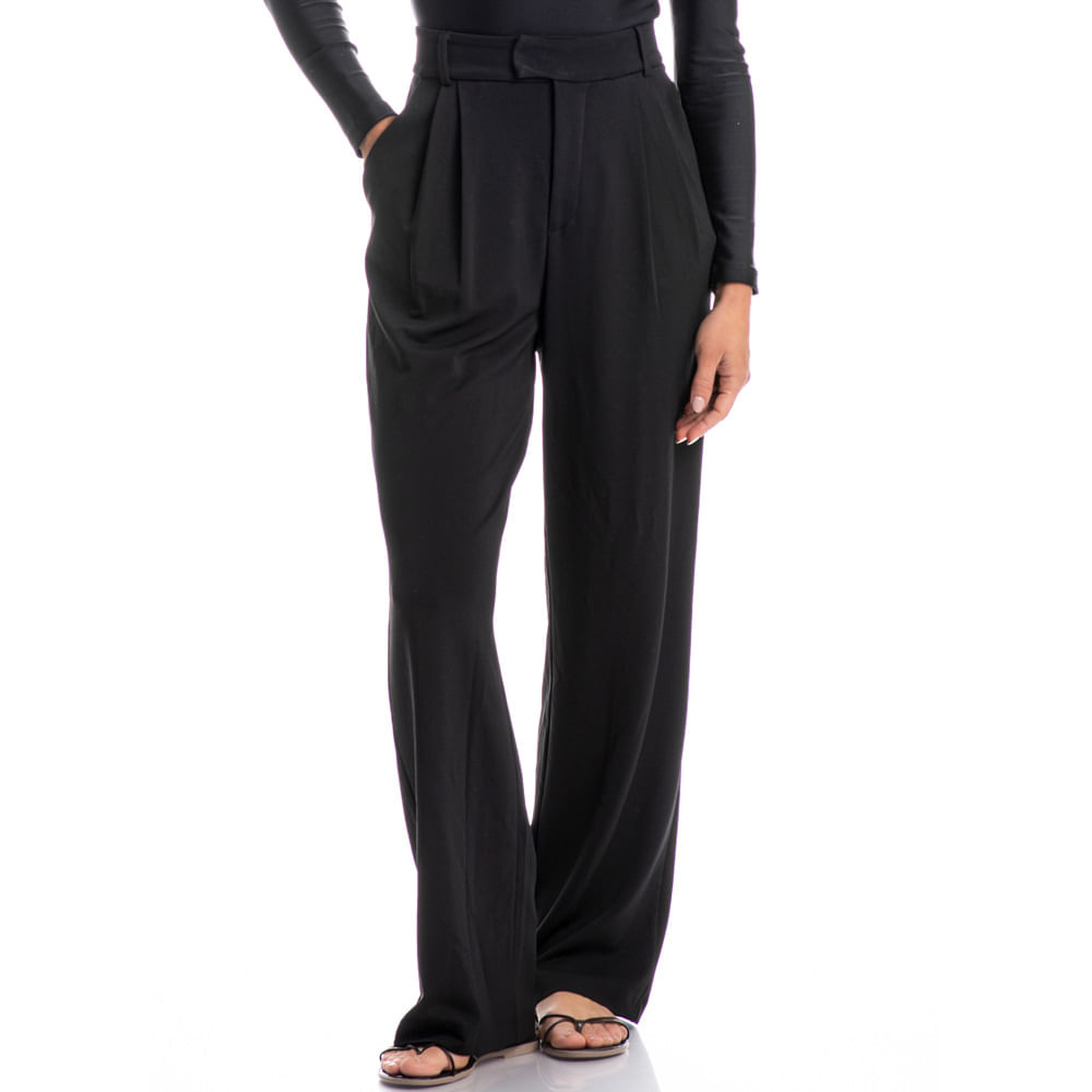 Calça Feminina Com Bolso Coimbra Preto - Imagem 1