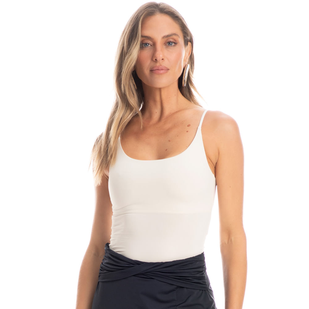 Top Regata Málaga Branco - Imagem 1