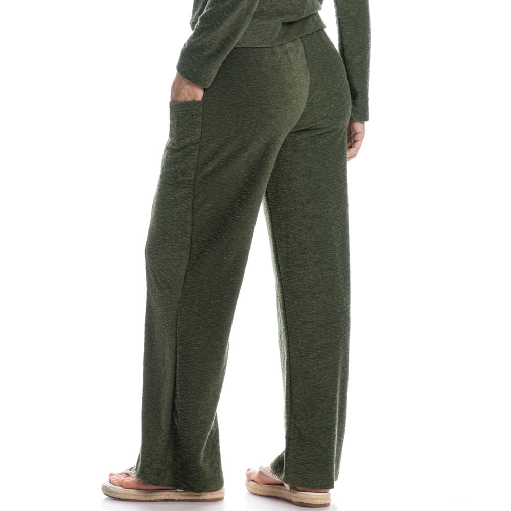 Calça Feminina Com Bolso Atlântica Verde - Imagem 2