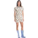 Pijama-Feminino-Curto-Dogs-Winter-Fiends