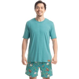 Pijama Masculino Curto Pequeno Príncipe