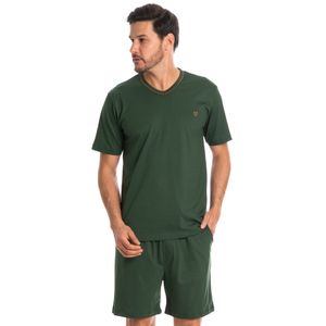 Pijama Masculino Curto Com Bolso Dado Tombini