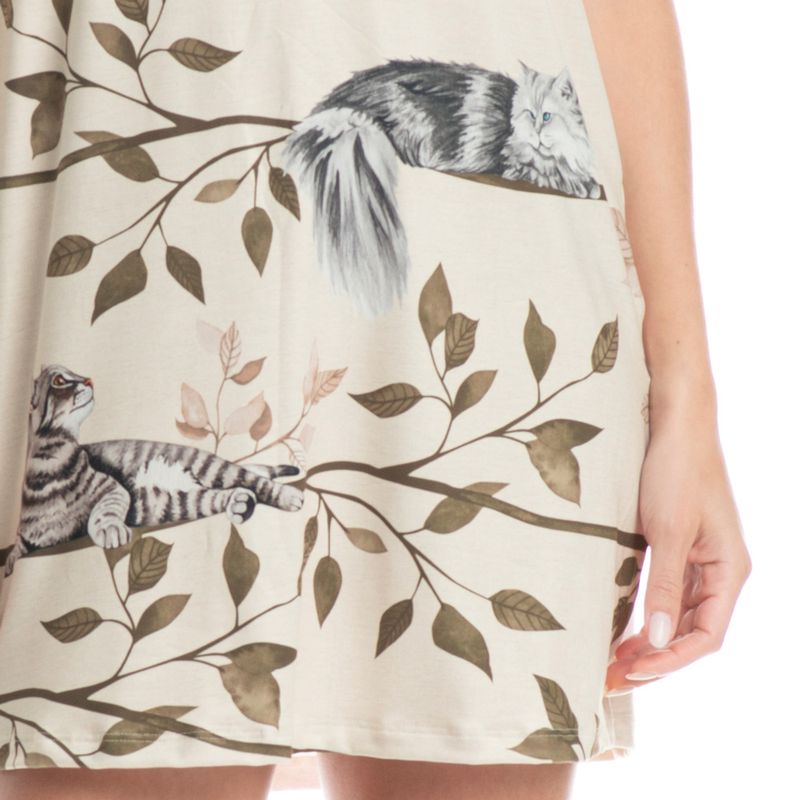 Camisao-Curto-Cats-Winter-Friends