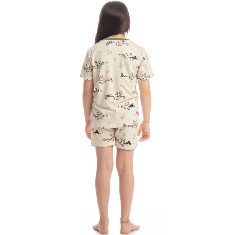 Pijama-Infantil-Unissex-Curto-Cats-Winter-Fiends