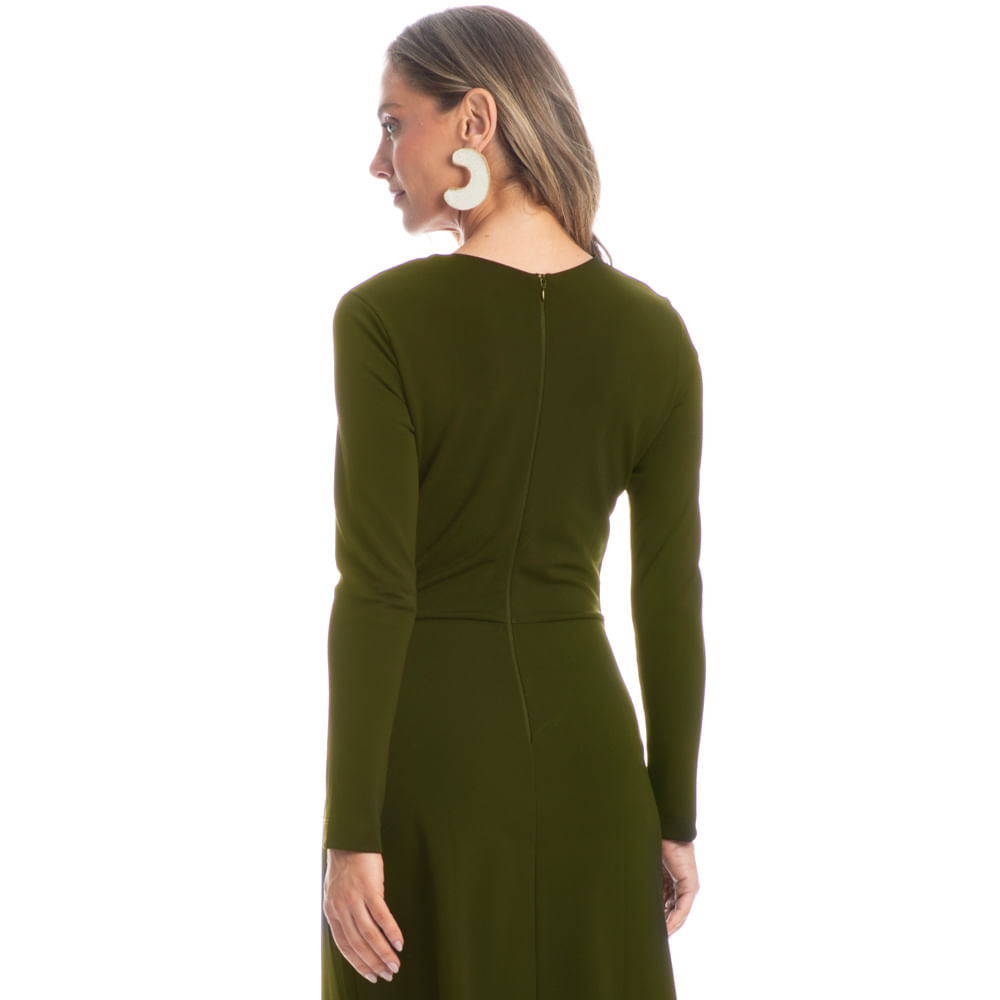 Vestido Shiitake Verde - Imagem 2