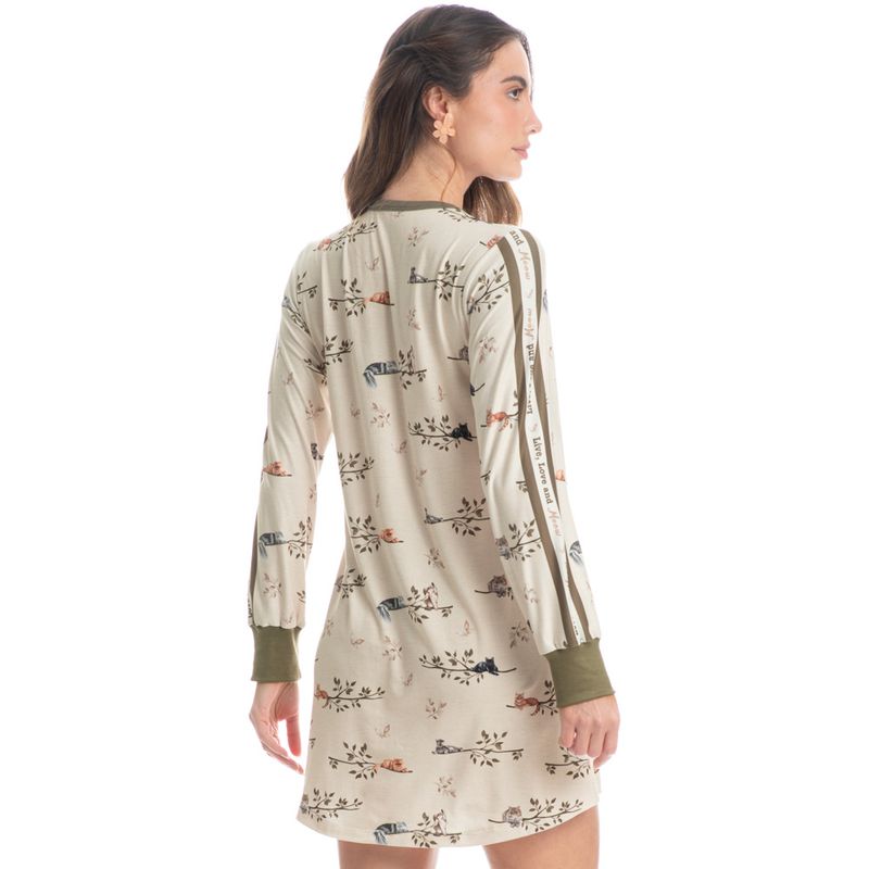 Camisao-Curto-Manga-Longa-Cats-Winter-Friends