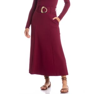 Saia Com Cinto Burgundy