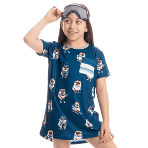 Camisão Infantil Com Bolso Lyla Ski