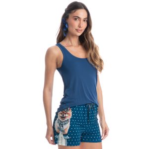 Pijama Feminino Curto Regata Lyla Ski