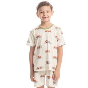 Pijama Curto Infantil Unissex Lyla Bunny