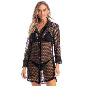 Camisa Feminina Em Rendão Egito