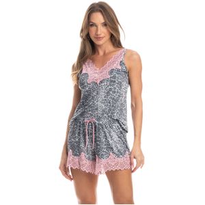 Short Doll Mini Com Renda Névoa