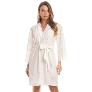 Robe Feminino Curto Em Rendão Lótus