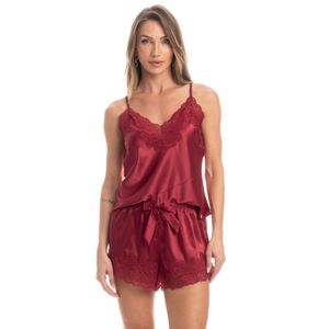 Short Doll Mini Com Renda Violeta