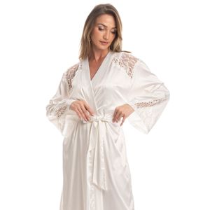 Robe Midi Em Cetim Magnólia