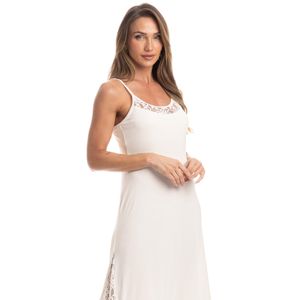 Camisola Midi Com Renda Hortência