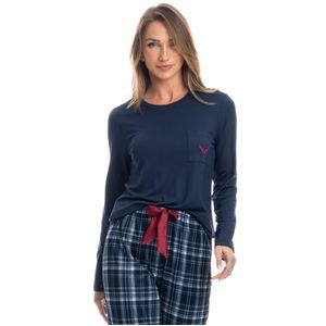 Pijama Feminino Longo Amor Perfeito