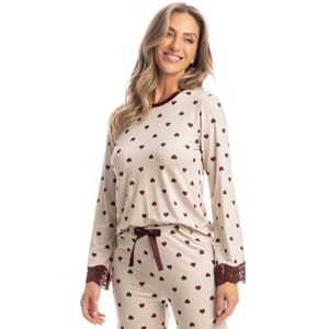 Pijama Feminino Longo Wide Leg Lile