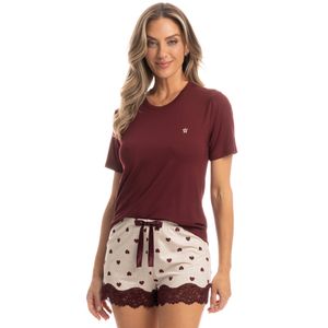 Pijama Feminino Curto Lile