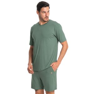 Pijama Masculino Curto Com Bolso Lucca Tombini