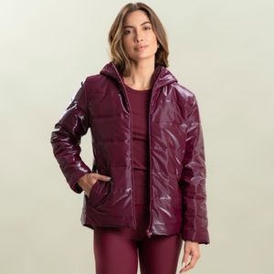 Jaqueta Com Capuz E Bolso Glow Puffer