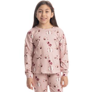 Pijama Longo Infantil Cute Love