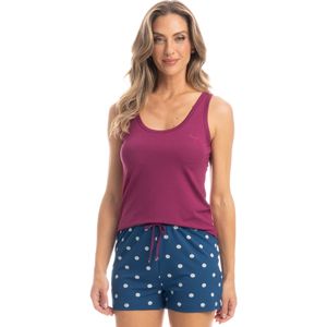 Pijama Feminino Curto Regata Mel