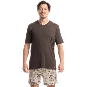 Pijama Masculino Curto Hipismo Tombini