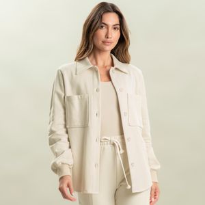 Camisa Abotoada Em Camurça Touch Birch Vivame