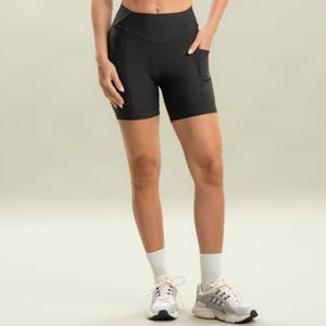 Shorts Médio Curve Shape Com Bolso Run Vivame