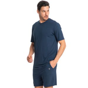 Pijama Masculino Curto Com Bolso Lucca Tombini