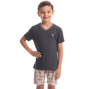 Pijama Curto Infantil Race Tombini