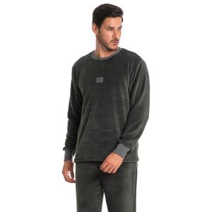 Pijama Masculino Longo Em Fleece Thales Tombini