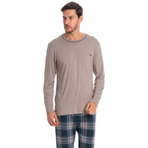 Pijama Masculino Longo Night Chess Tombini