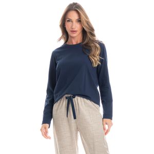 Pijama Feminino Longo Stripes