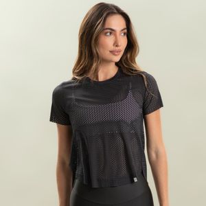 Camiseta Tela Crop Pulse Vivame
