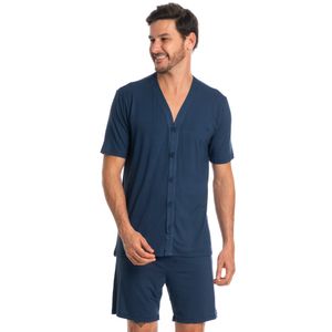 Pijama Masculino Curto Abotoado Romeu Tombini