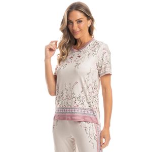 Pijama Feminino Capri Brinco De Princesa