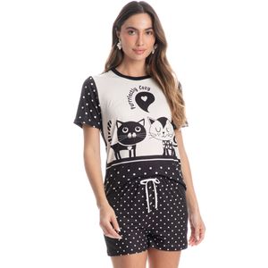 Pijama Feminino Curto Fred
