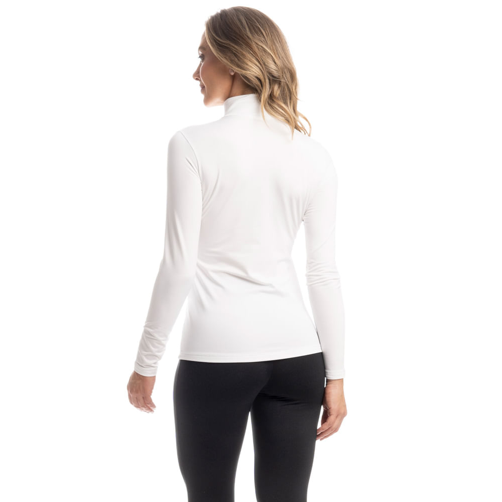 Blusa Gola  Alta Thermo Branco - Imagem 2