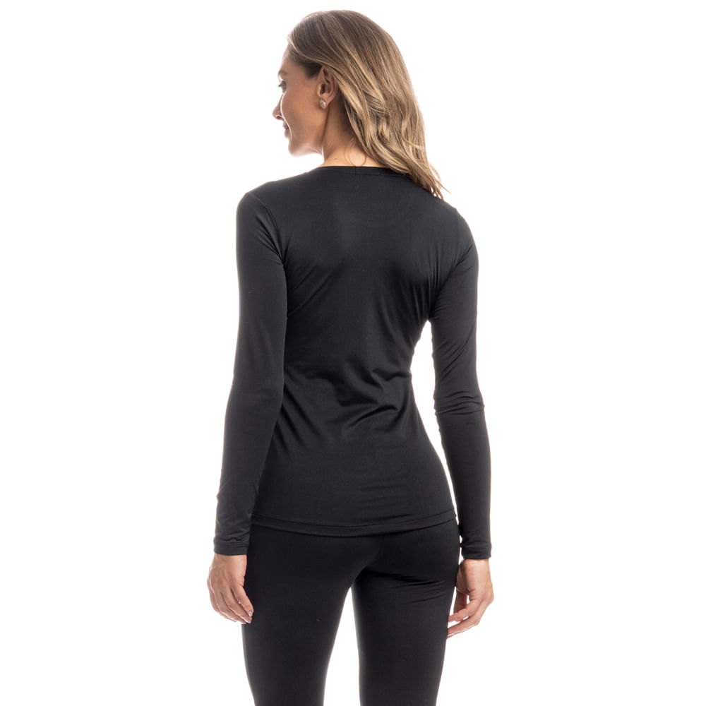 Blusa Feminina Thermo Preto - Imagem 2