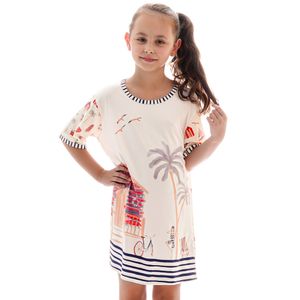 Camisão Curto Infantil Navy