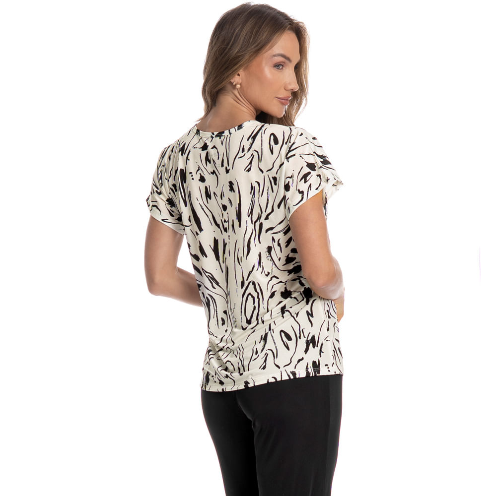 Pijama Feminino Pescador Nero Branco - Imagem 2